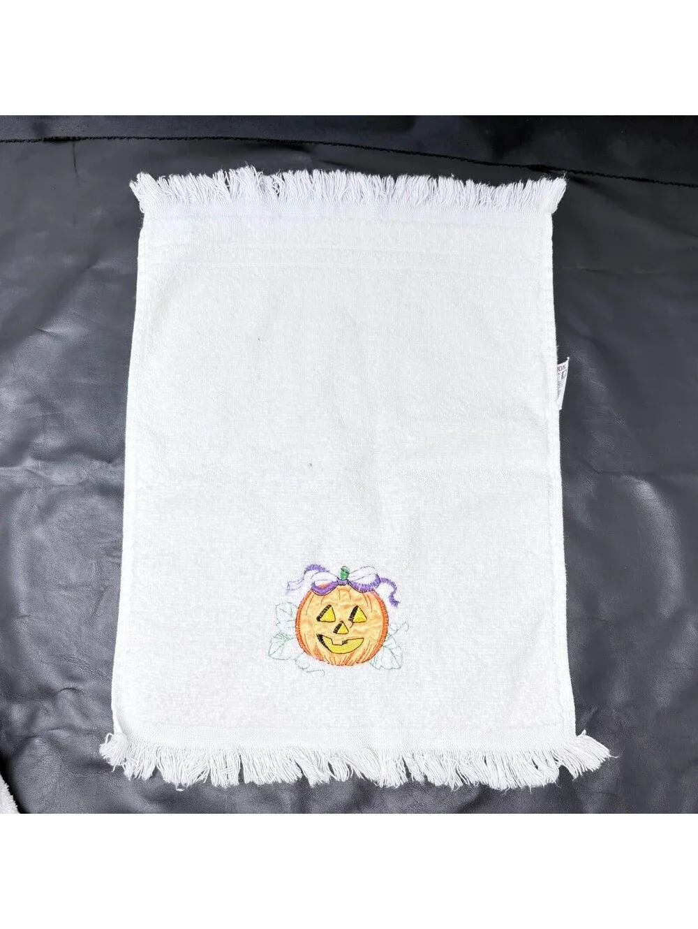 Vintage 3 Cannon Kitchen Tea Towels Halloween Pumpkin 11